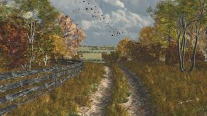 The Making of A Country Lane in Fall